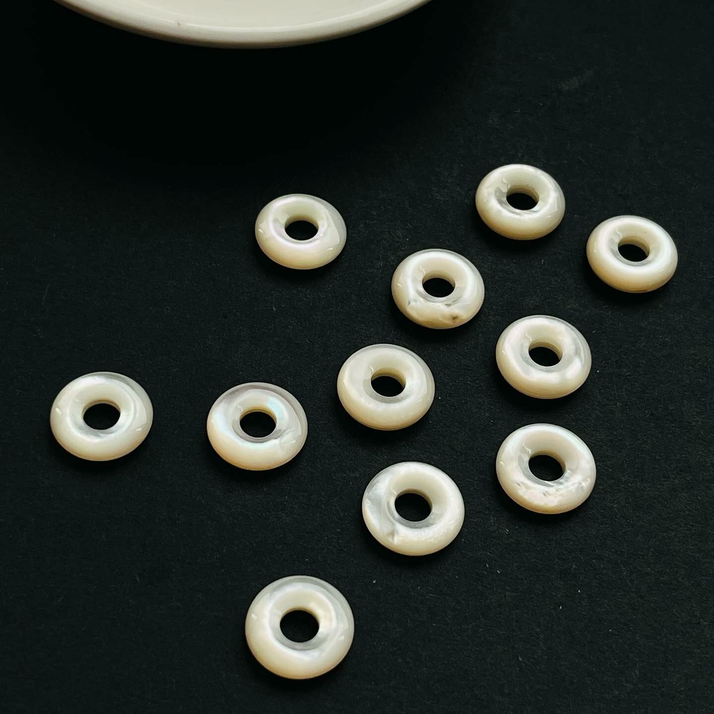 [原石] 白母貝 平安扣