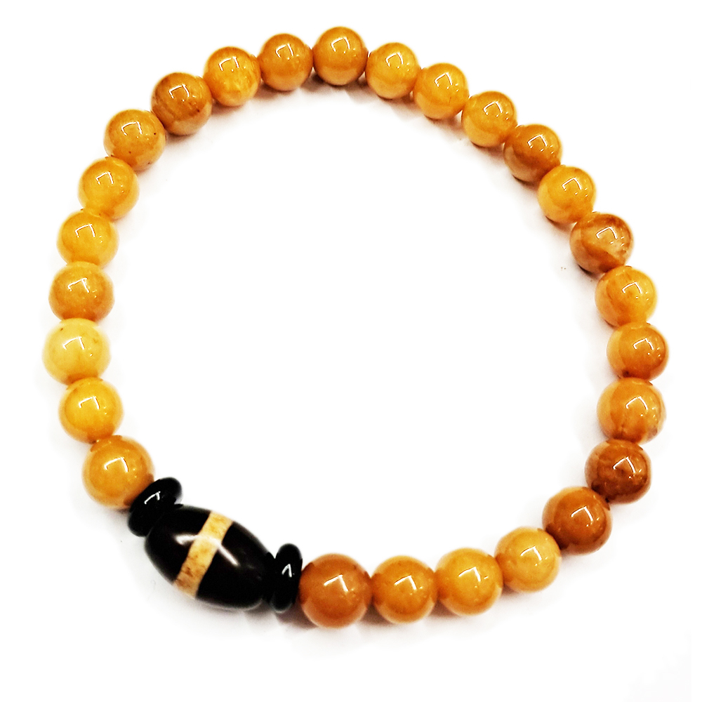 線珠&黃玉手珠6mm【十方】153531