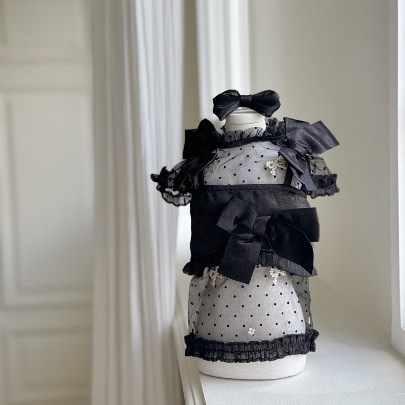 OPAAAP 絲緞蝴蝶結短版上衣