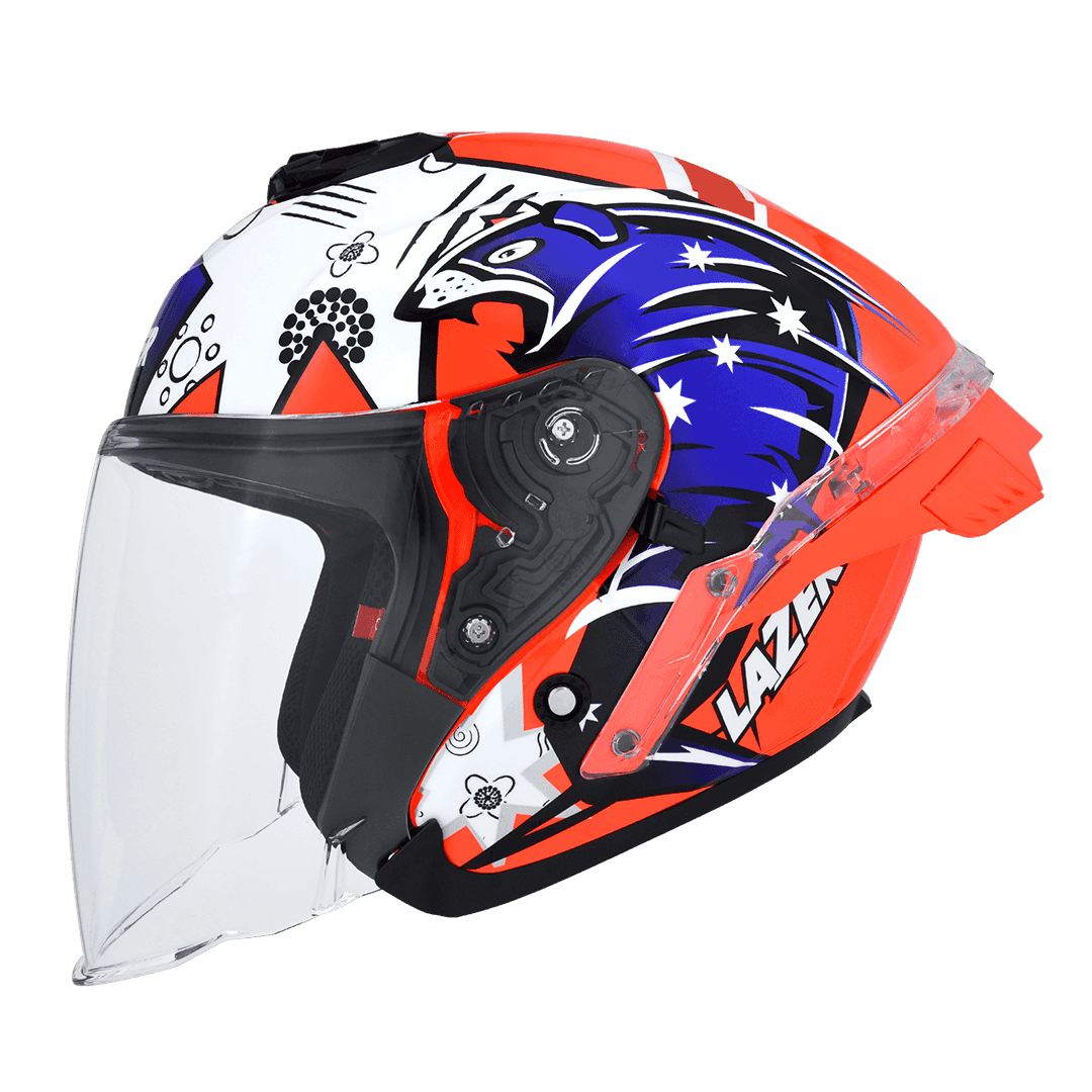 LAZER Tango SR Tasmani 亮光螢光橘 彩繪 內墨片款式 大鴨尾