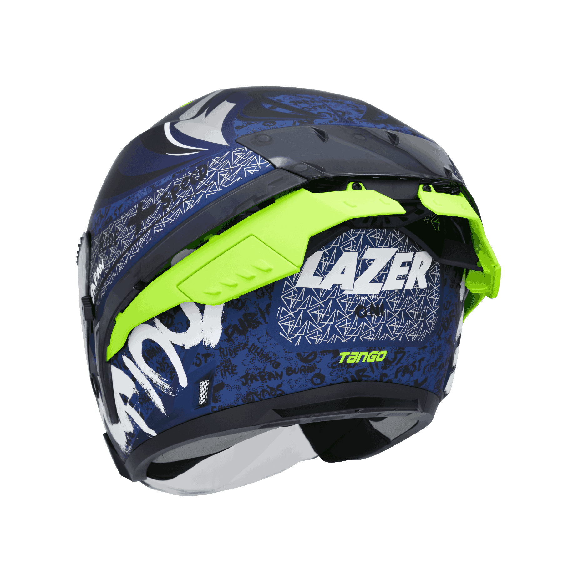 LAZER Tango SR Oni 消光金屬藍 彩繪 內墨片款式 大鴨尾