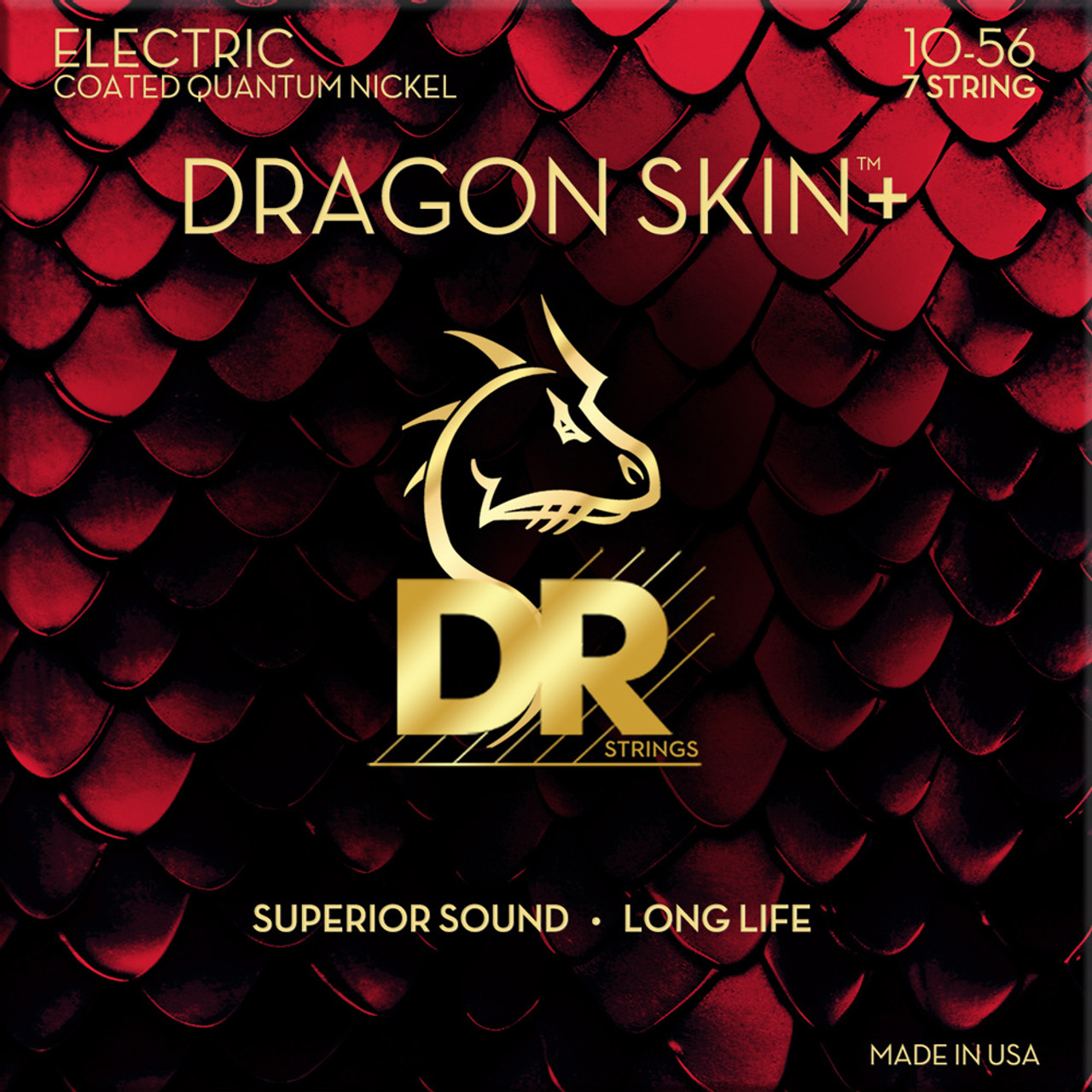 DR Strings DR Strings Dragon Skin+ DEQ7-10 七弦 電吉他弦 包膜弦 — 三峽吉他 / Bass
