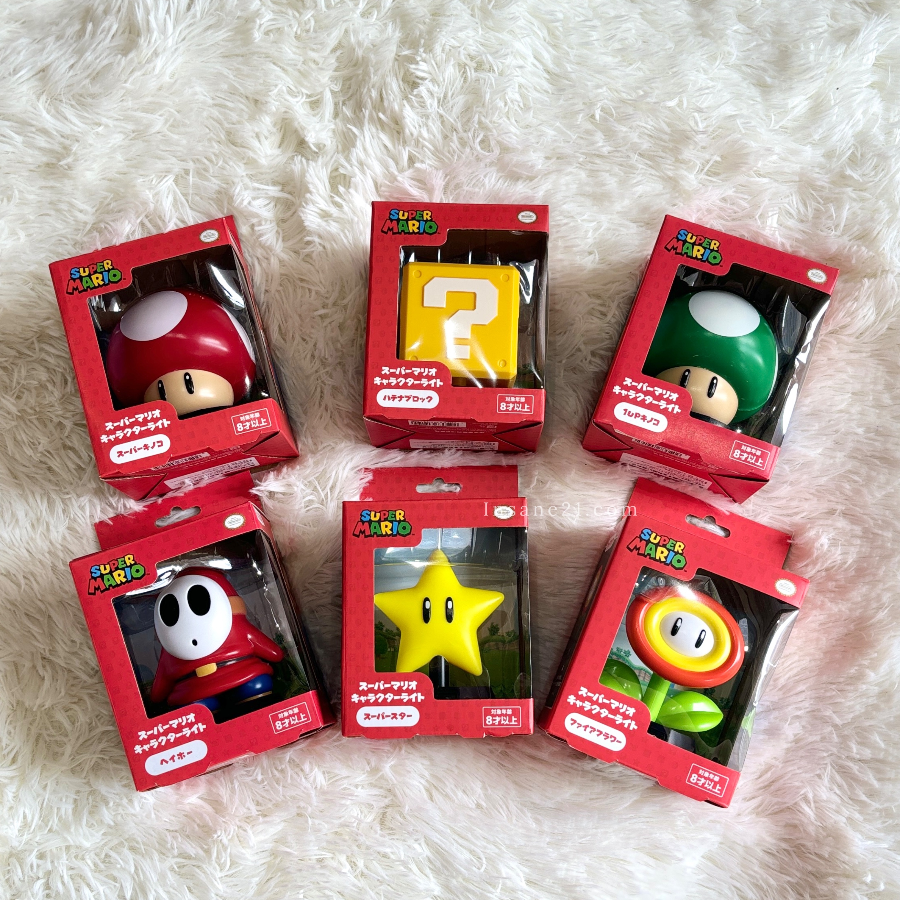 超級瑪利歐 瑪利兄弟 角色造型 小夜燈 小桌燈