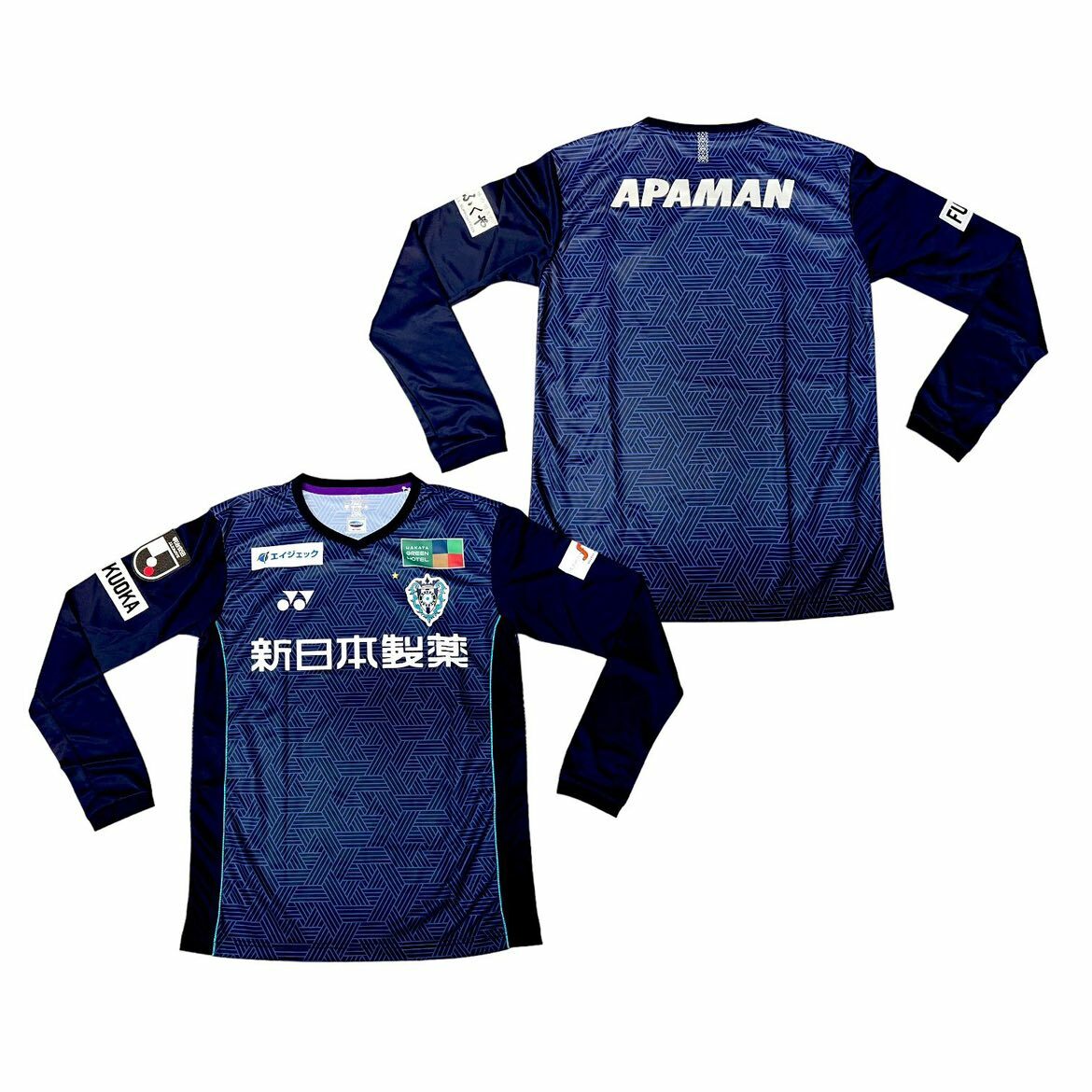 2024 福岡黃鋒 主場長袖 球員版球衣 (連背面贊助)