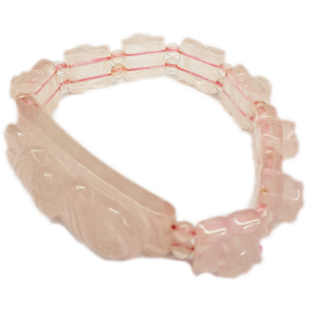 福在眼前{粉晶}玫瑰手鍊【十方】153558