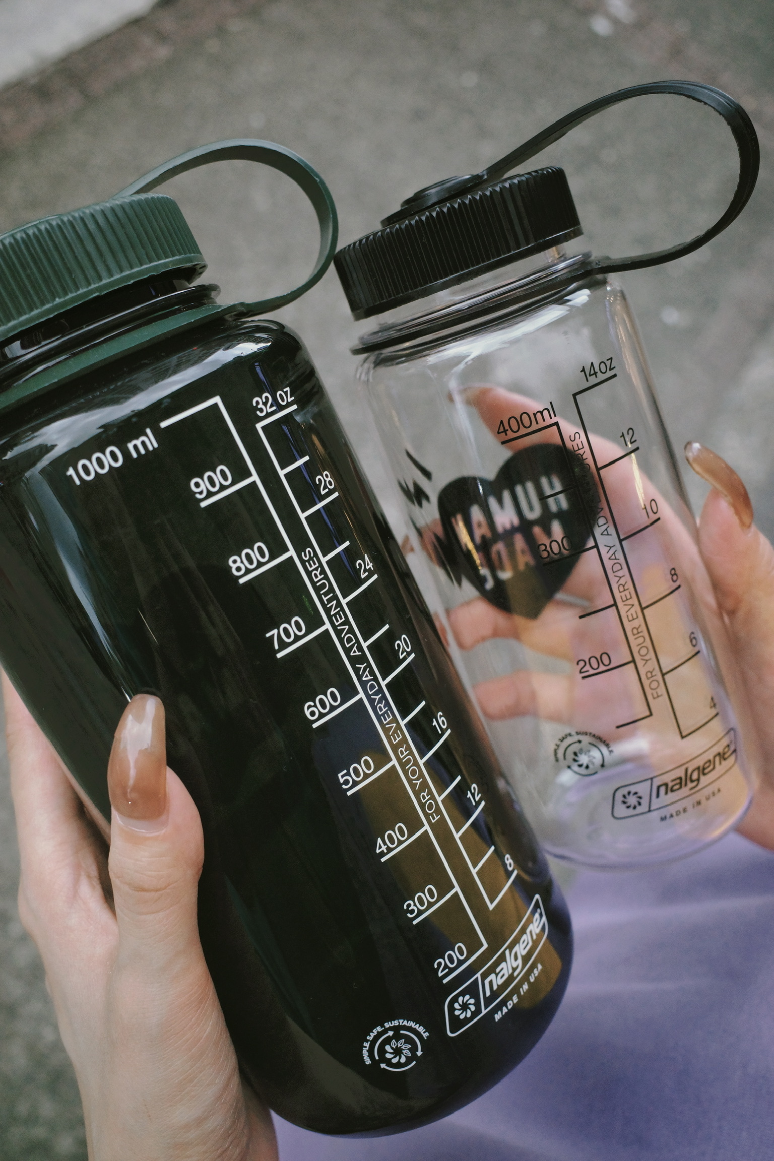 <快速出貨>HUMAN MADE Nalgene 水壺  橄欖綠/大 透明/小