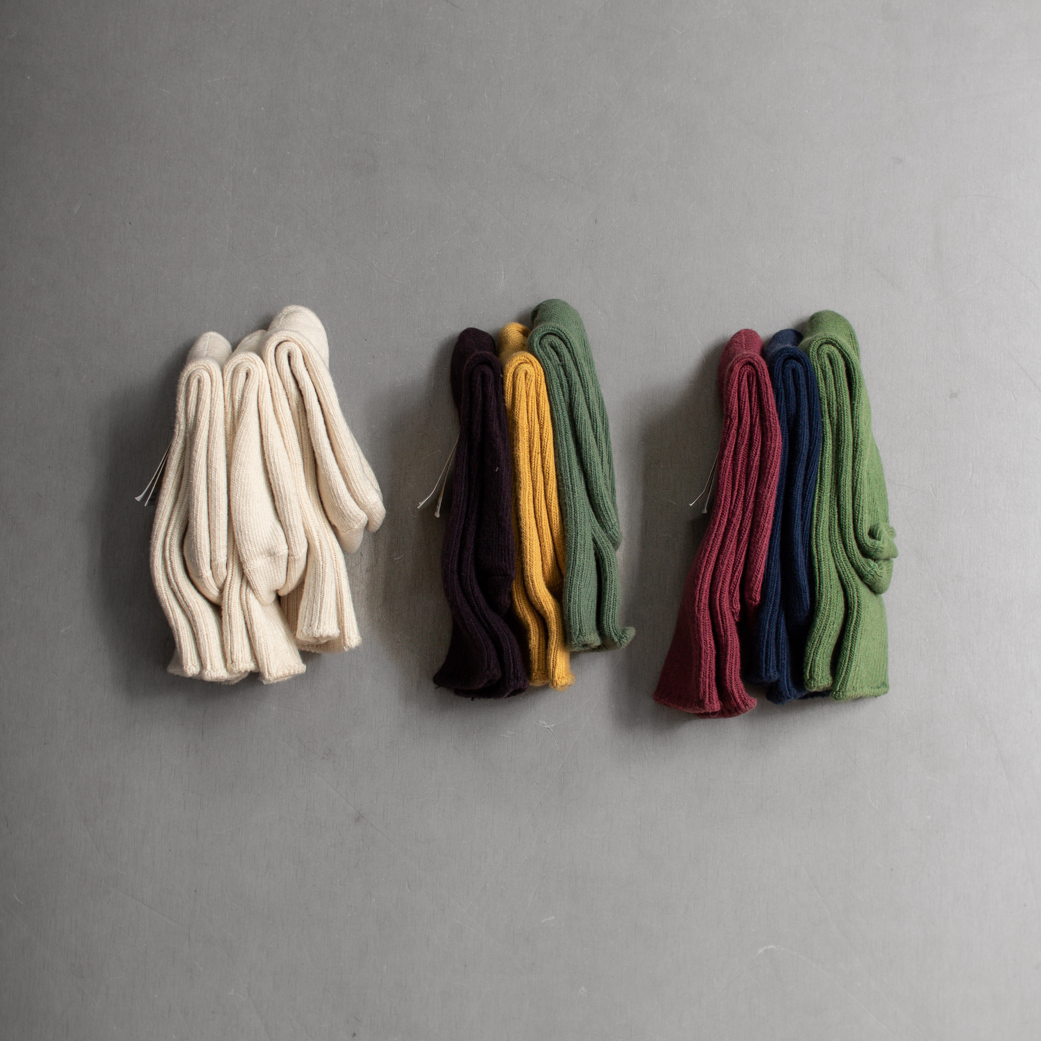 MAGGIE'S ORGANICS SOCKS 美國製 有機棉 素面 中筒 長襪 三雙組 襪子