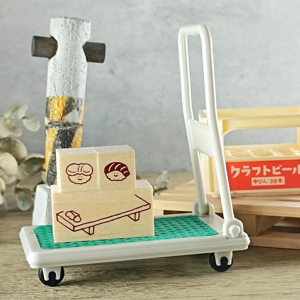 日本little lu．壽司系列原創印章 2024夏季新品