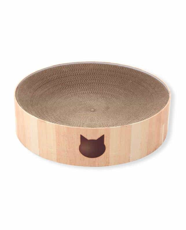 貓壹 磨爪板貓窩 木紋款 XL (直徑 48cm)