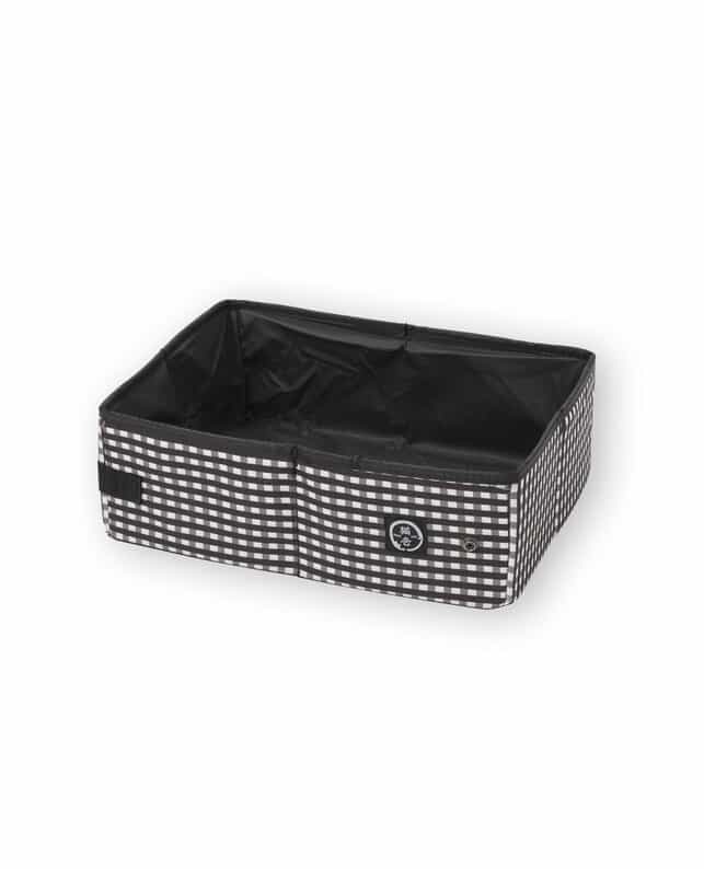 貓壹 外帶 便攜式貓廁所 黑色 37.5x27.5x12.5cm