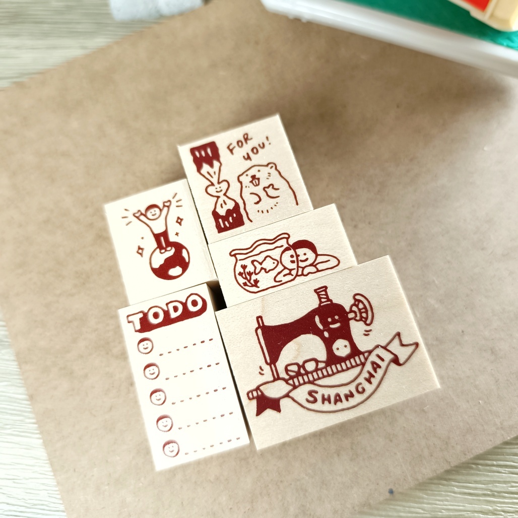 日本little lu．其他尺寸II原創印章 2024夏季新品