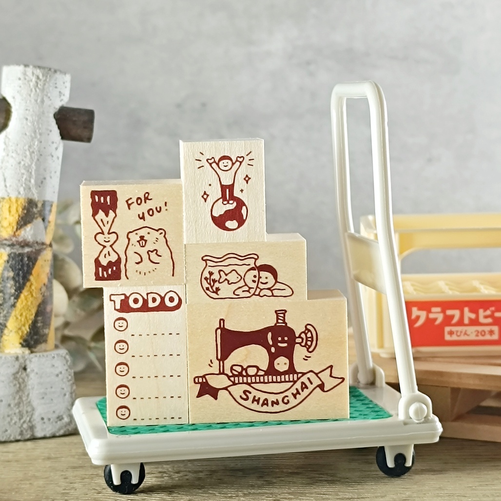 日本little lu．其他尺寸II原創印章 2024夏季新品