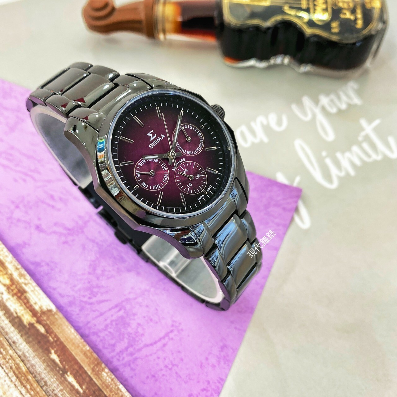 【SIGMA】多角形漸層對錶1018M-B15(42mm) /1018B-B15( 36mm) 現代鐘錶