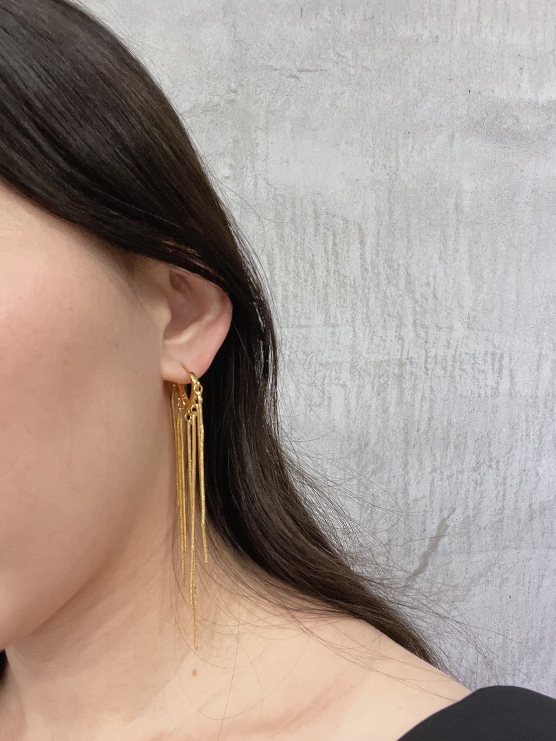 流蘇耳環(925銀針)