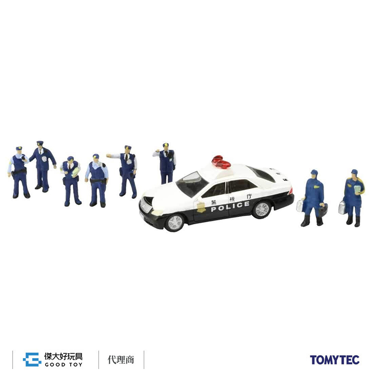 TOMYTEC 330738 情景小物 145 巡邏車．警察