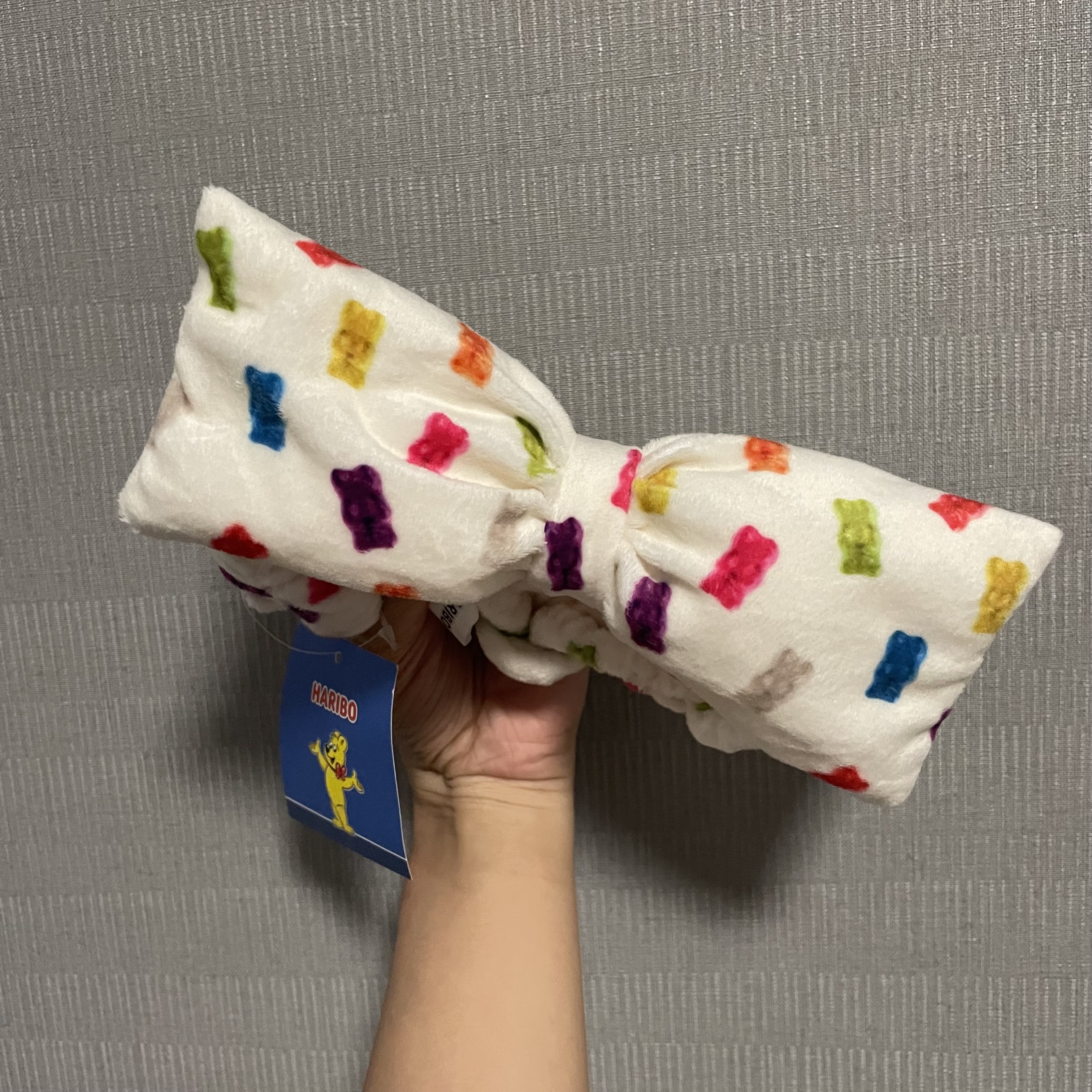 JP 熊仔糖密仔式蝴蝶頭巾 7367 M010811