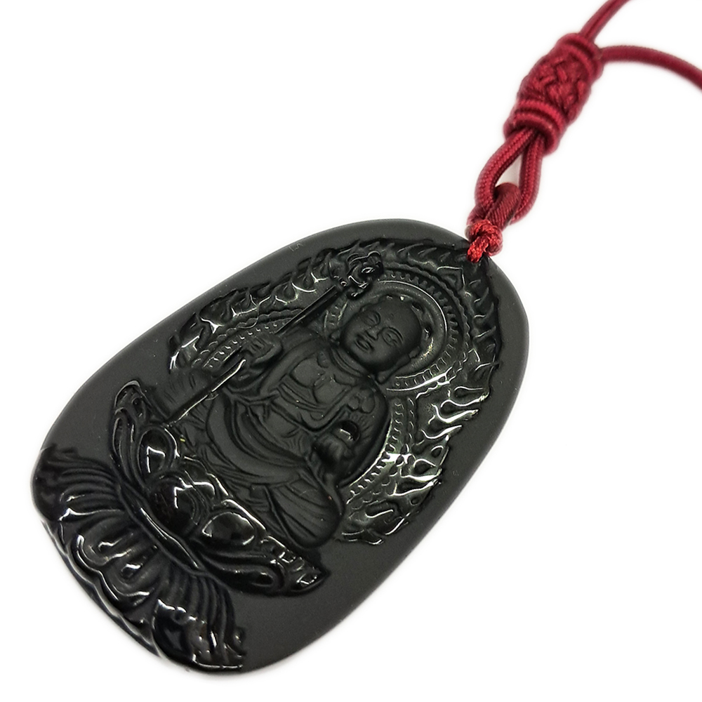 地藏菩薩{黑曜石}項鍊【十方】153567