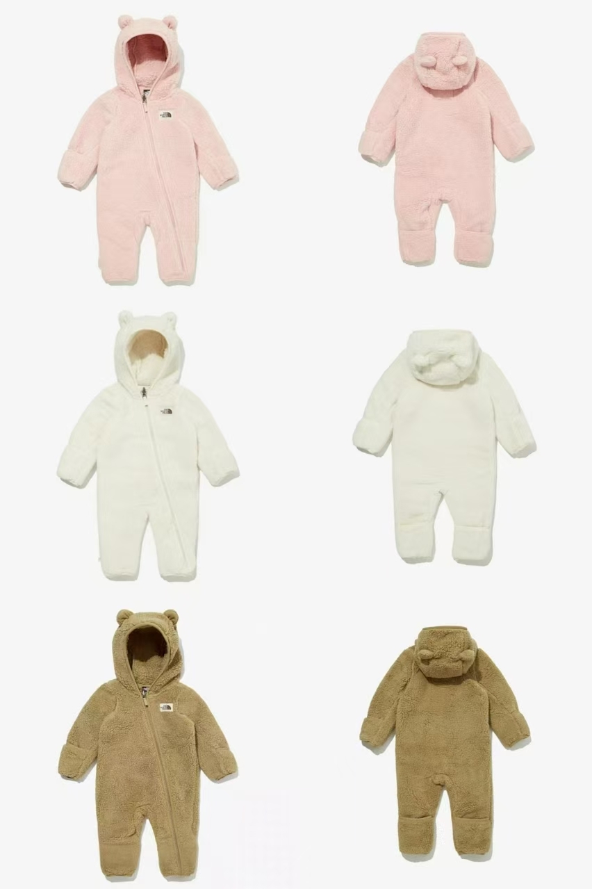 廠單 TNF 小熊毛毛連體服