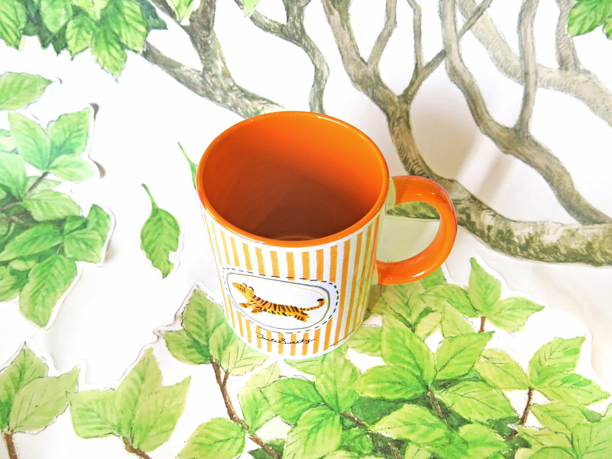 小萌虎橘條紋馬克杯