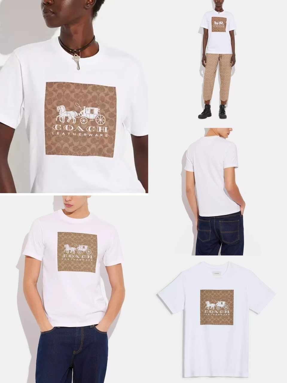 Coa*ch 中間大Logo Tee - 2401227