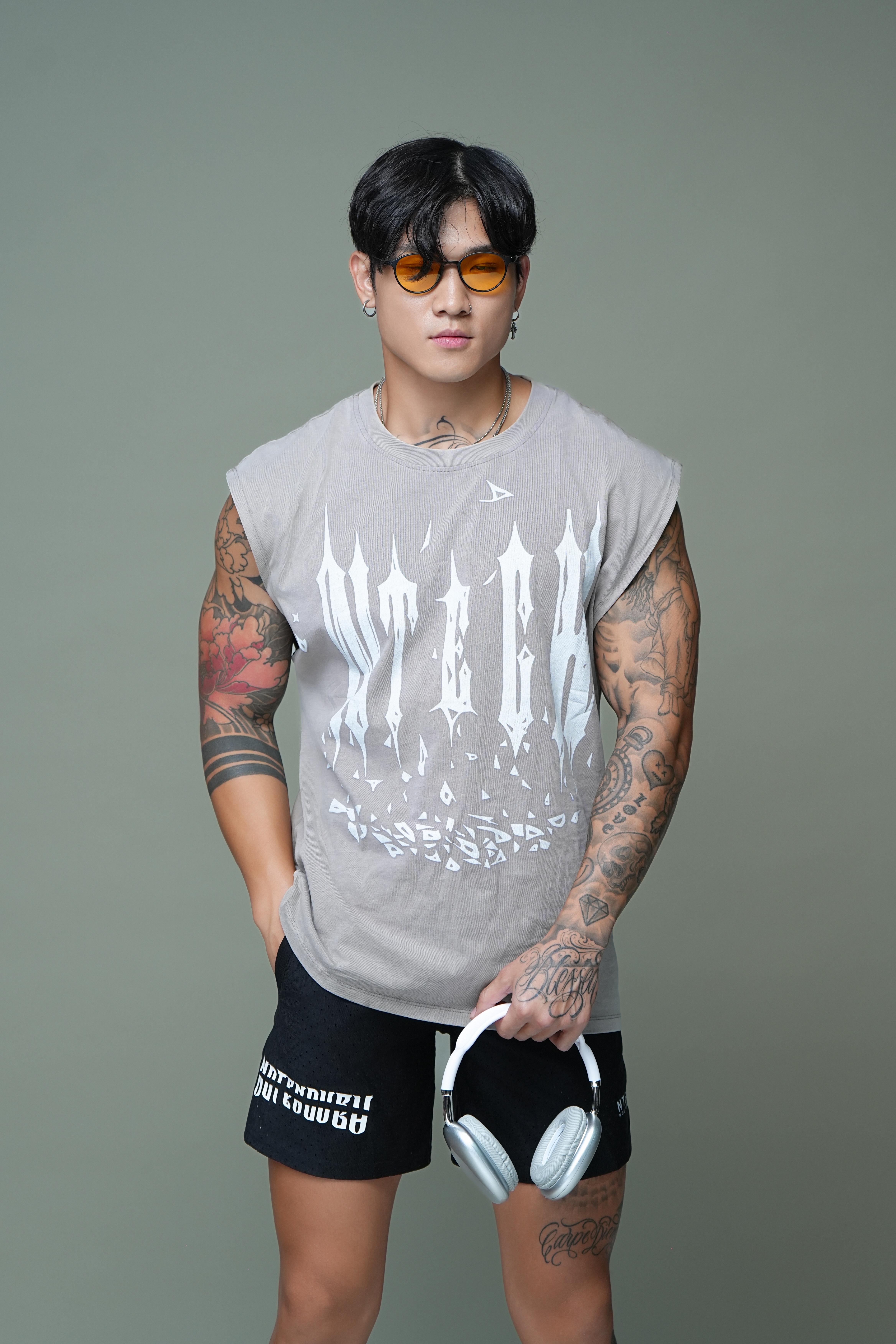 NTEGH METALLIC WASHED TANK (Khahi)