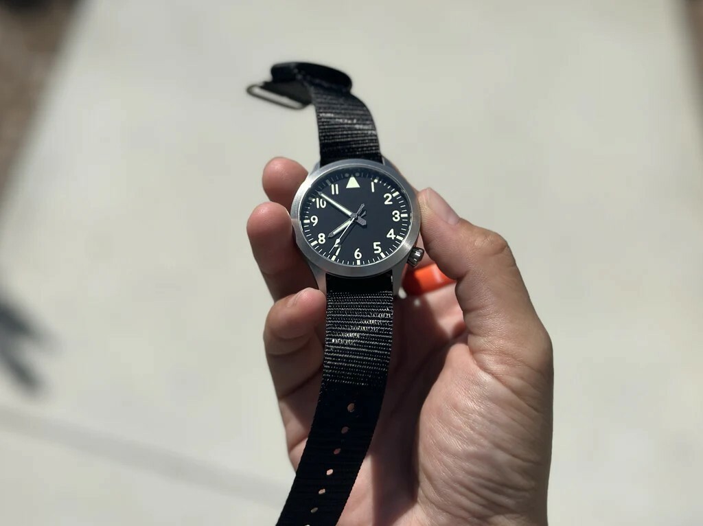 CountyComm Titanium Pilot Automatic Watch 鈦金屬飛行員腕錶