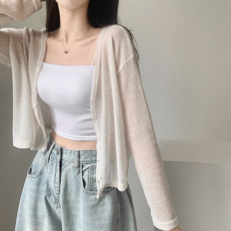 【優惠價預訂】韓國薄款微透小外套（4色）