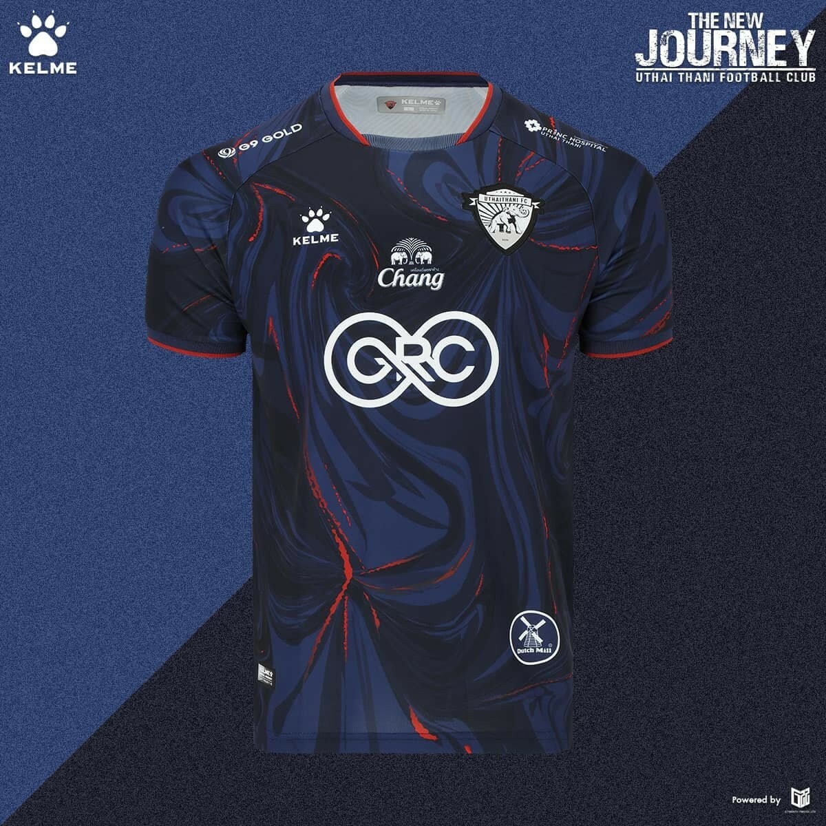 2024 Uthai Thani FC Navy Goalkeeper Shirt