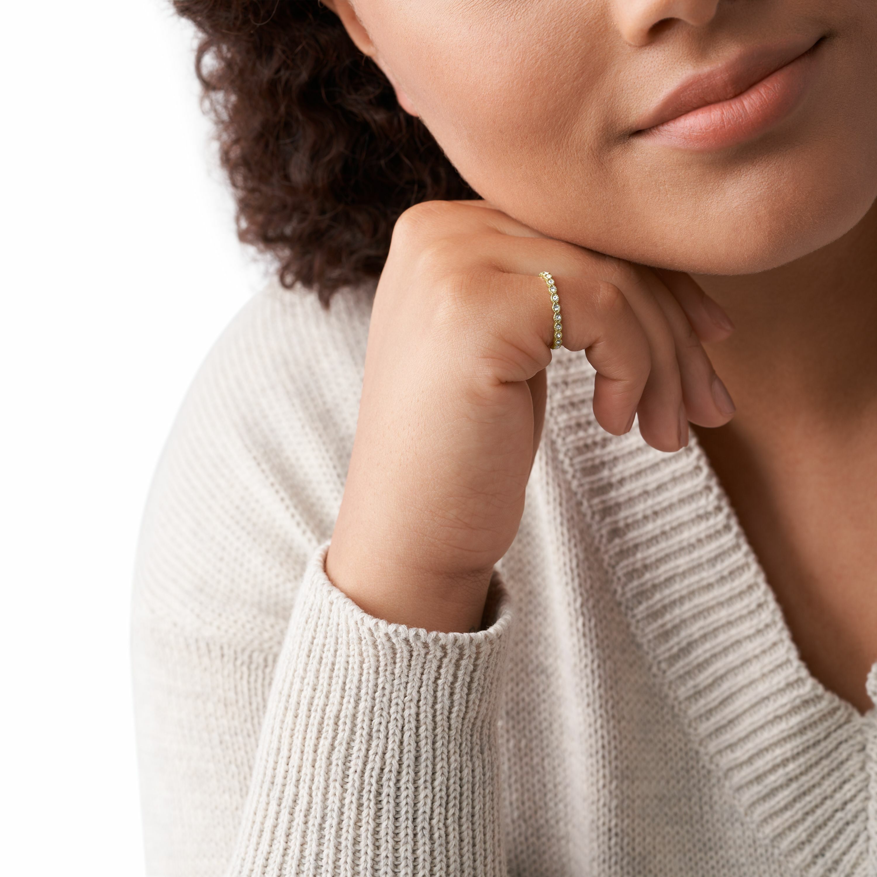 Sadie 璀璨細鑽疊搭戒指 JF03749710