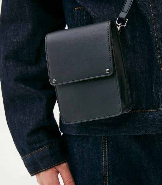 【預購】TRILLION 多肩帶 迷你 皮革 方包 小包 側背 肩背 男女同款 黑色 棕色