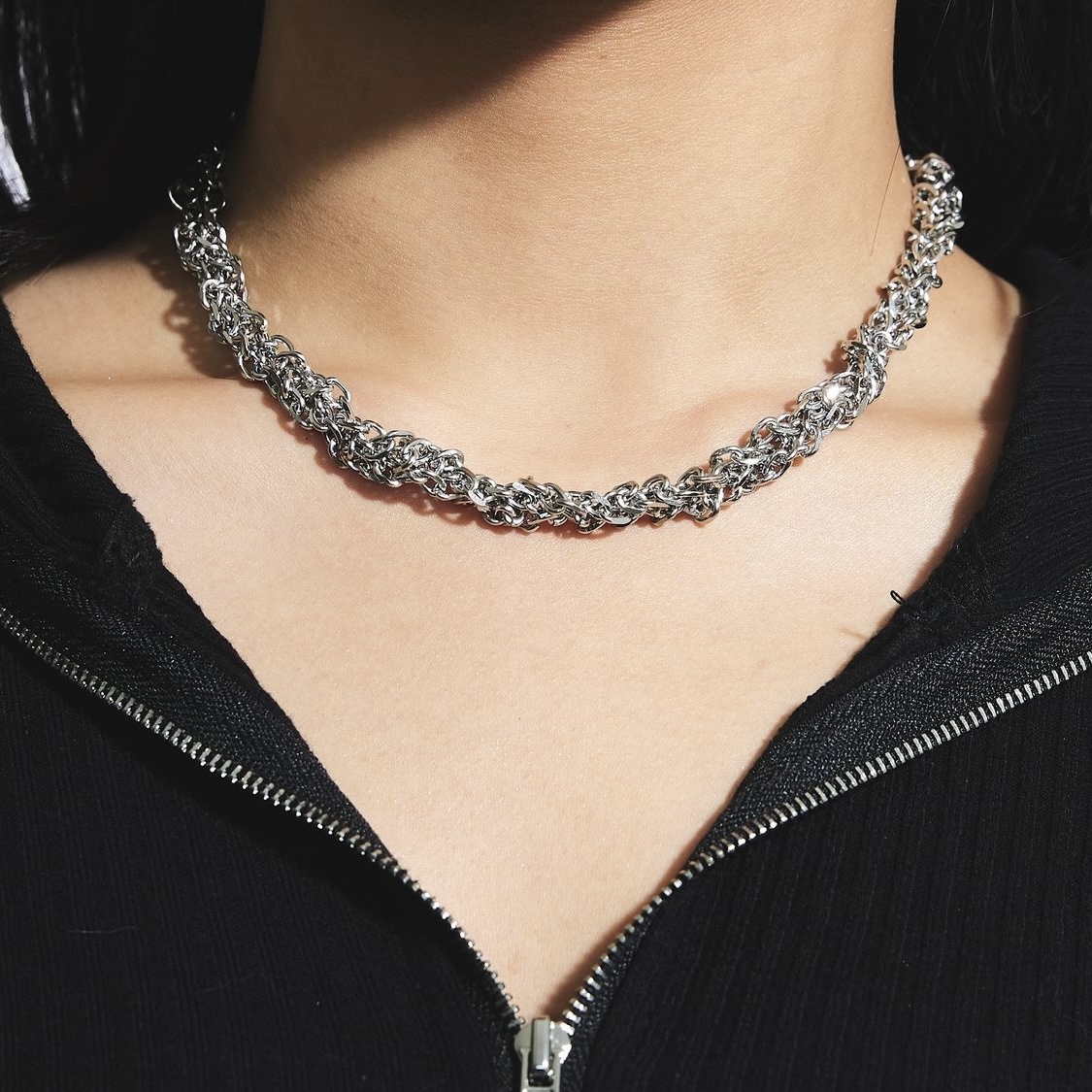 Fe3c Braid Necklace 不鏽鋼 編織 項鍊