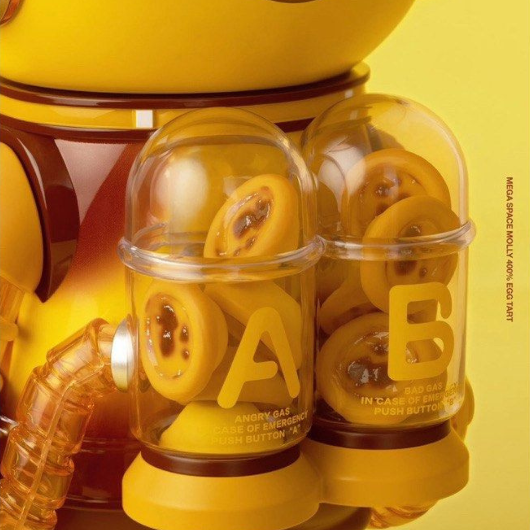 400% MEGA SPACE MOLLY  EGG TART 葡撻 (Macau Limited)