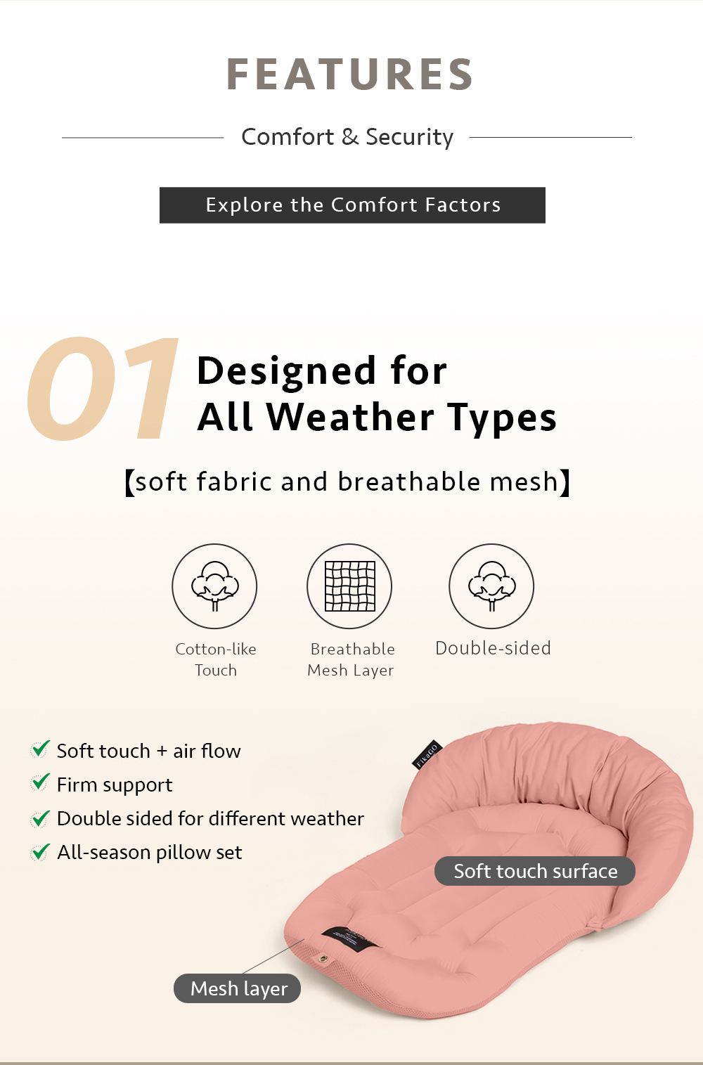 FikaGO MUSHROOM| pet cushion