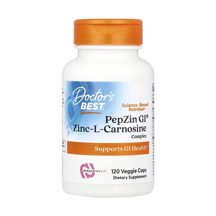 Doctor's Best, PepZin GI, Zinc-L-Carnosine Complex, 120 Veggie Caps