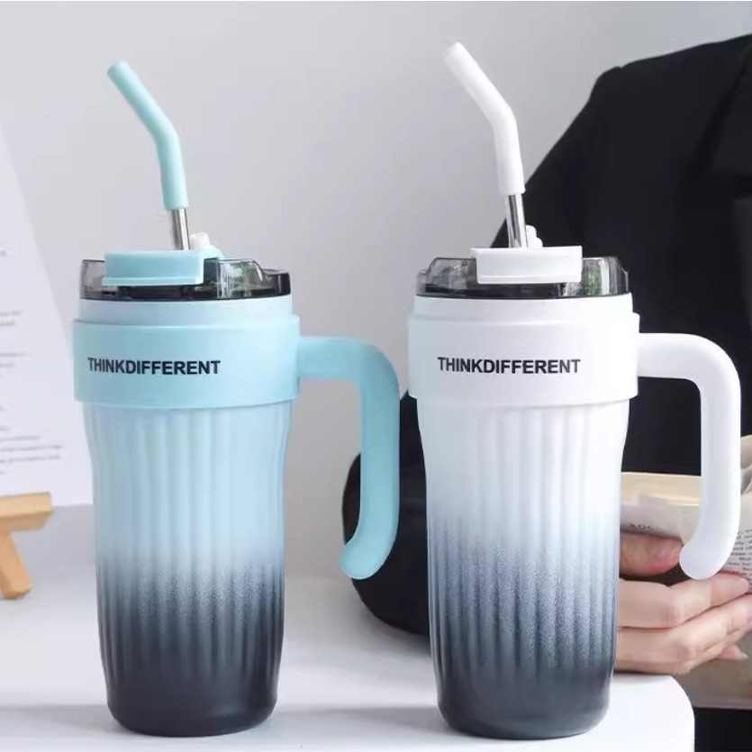 《4606》漸變304手把冰壩杯 860ml