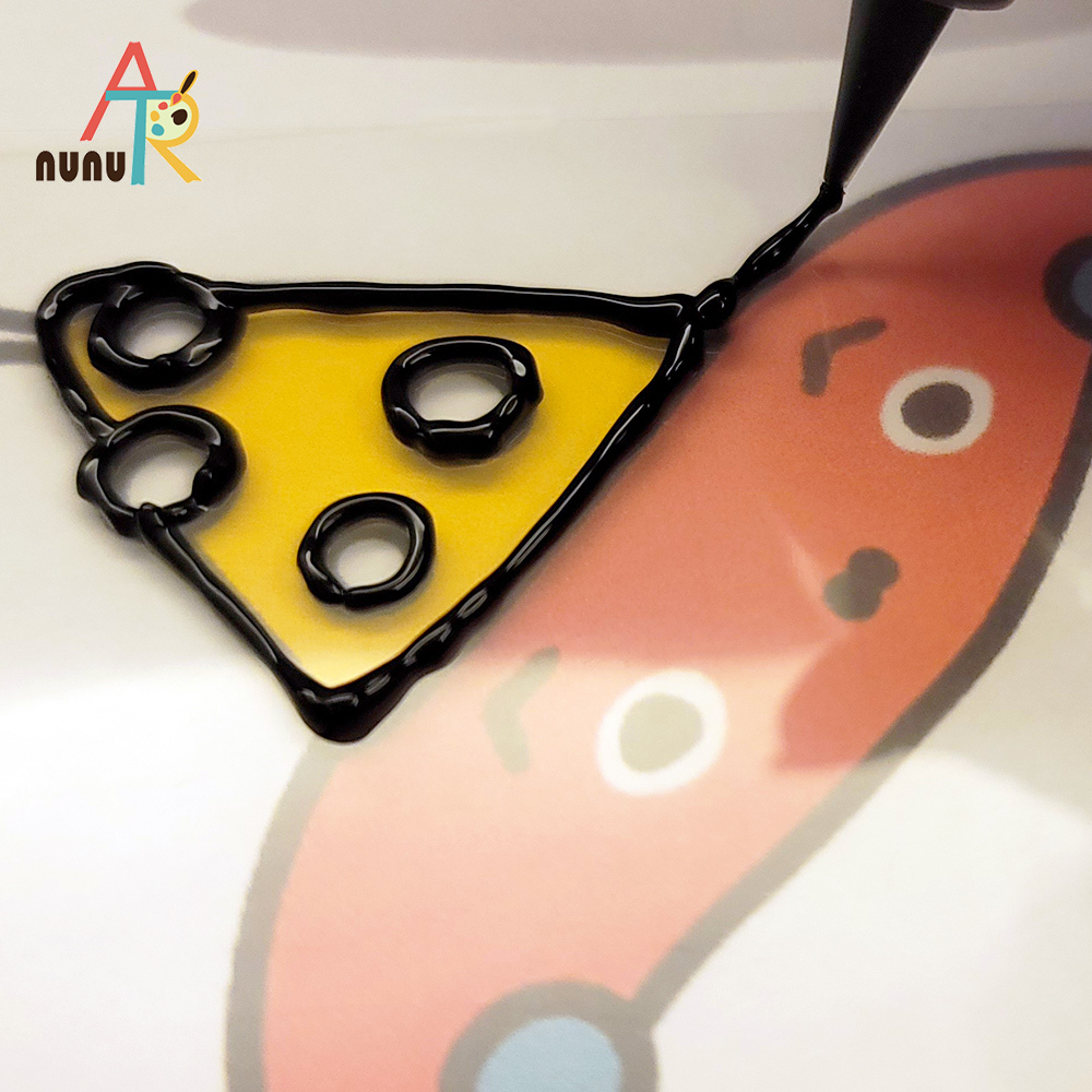 【nunuART】玩色系列- MIT無毒創意玻璃彩繪貼 - 6+2入門組 X 2 盒