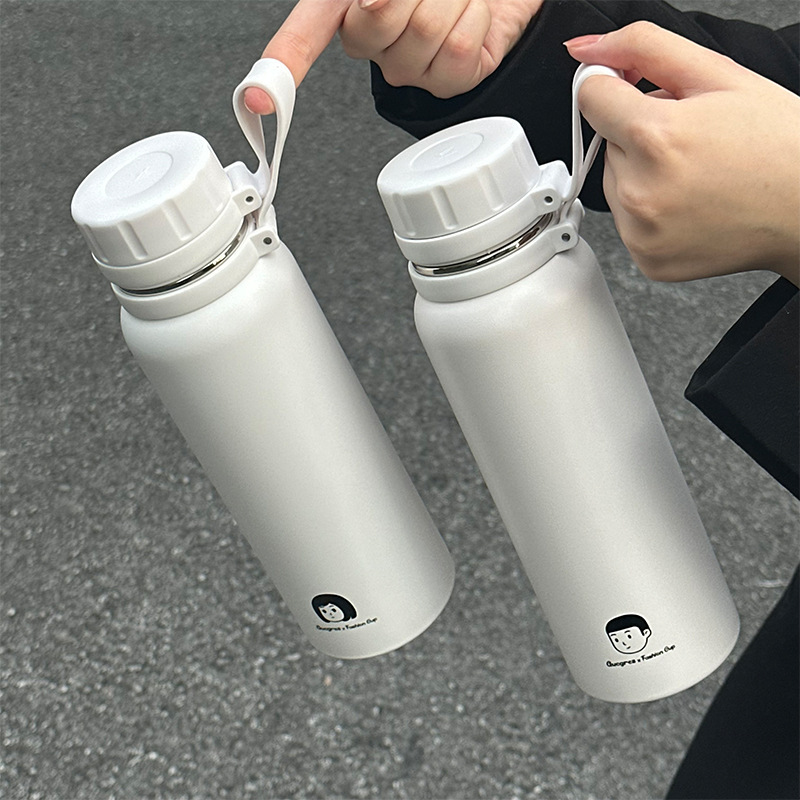 《4607》文青男孩女孩情侶系列 不鏽鋼保溫杯 650ml/850ml