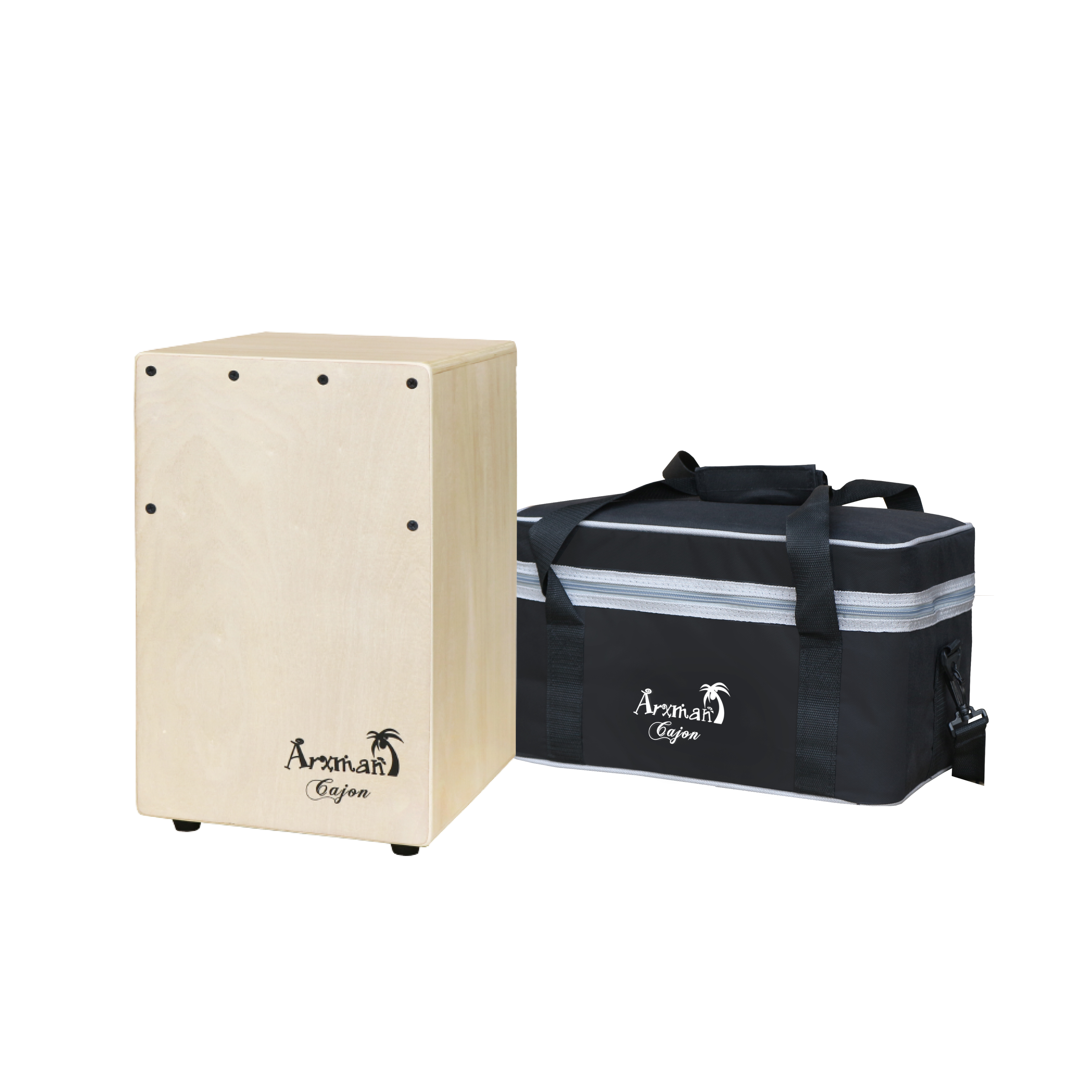 Arxman Arxman / CJ10 椴木木箱鼓(黑/原木)(附袋) 第 3 張圖片｜三峽鼓 / 打擊