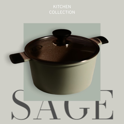 【 錵鑶聖凱師 】24CM鑽石陶瓷湯鍋(多色可選) 附鍋蓋/木湯勺