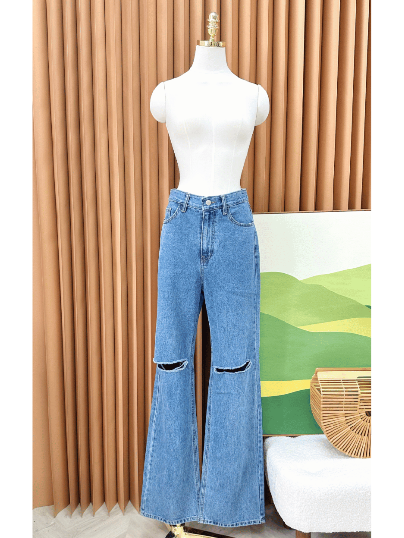 [現貨] 膝蓋破壞牛仔褲 [ S,L ]