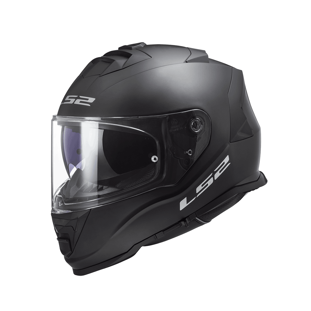 LS2 FF800 STORM-II 消光黑 素色 全罩帽 內墨片款式