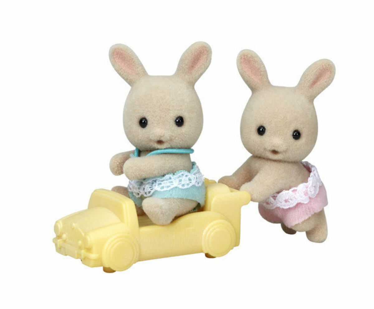 Sylvanian Families 森林家族 - 牛奶兔孖生BB