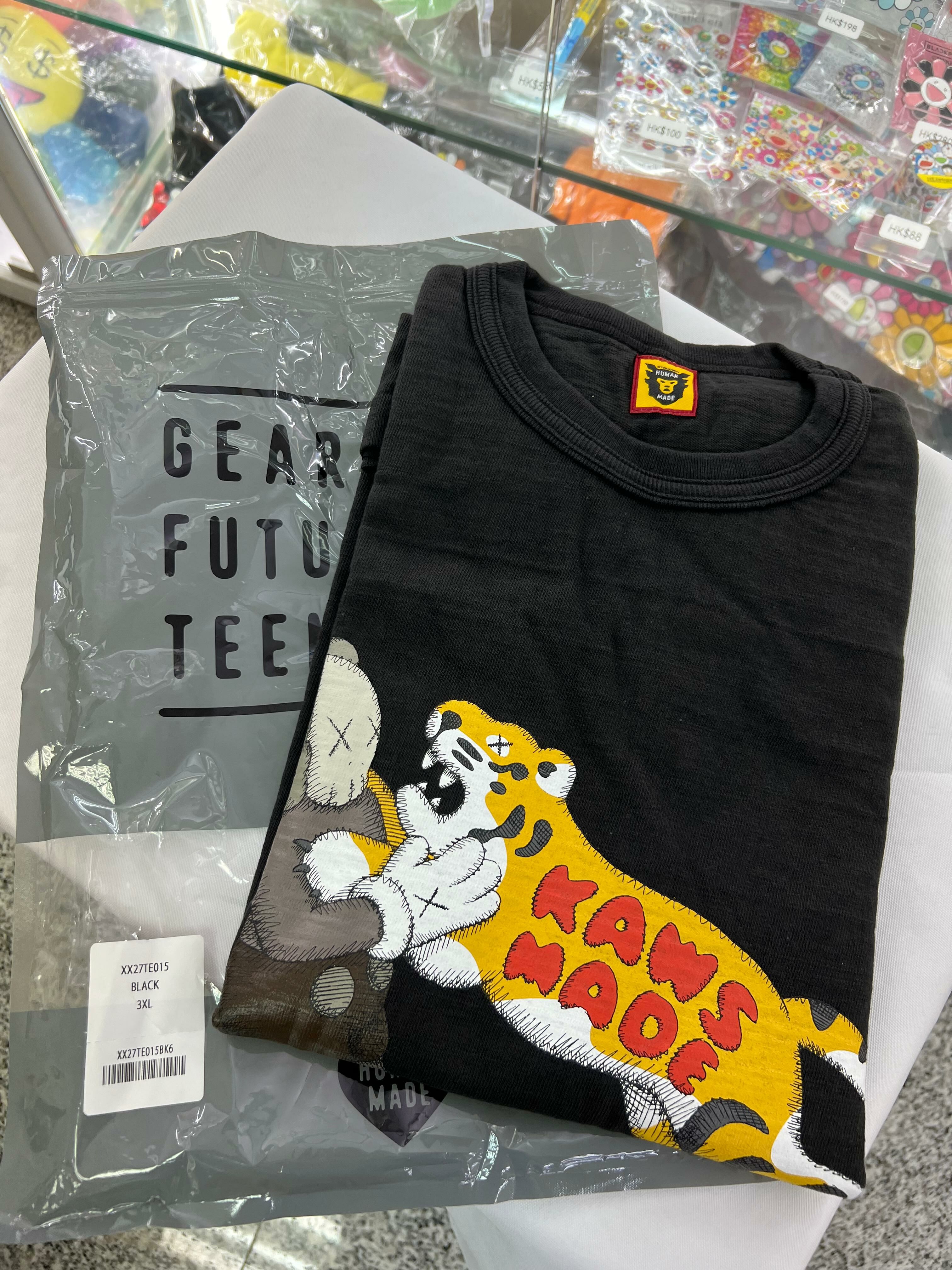 Human Made X KAWS TEE 2024  BLK (XXL /3XL)