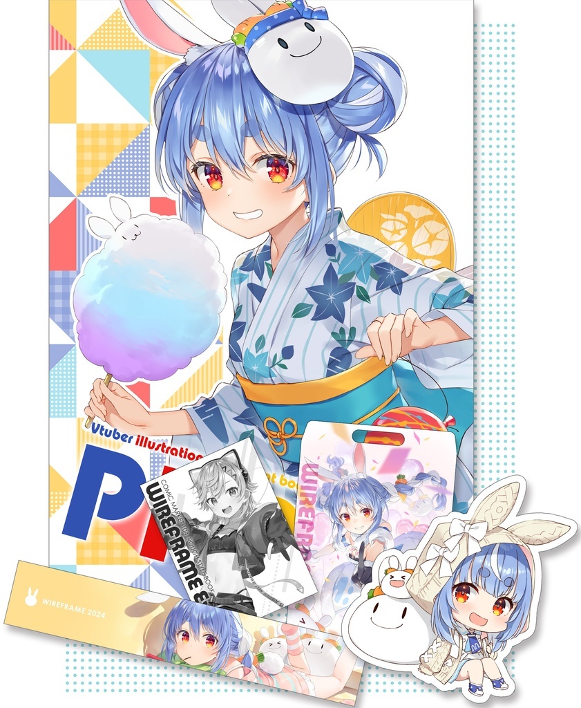 C104「現貨」「同人代購」「Melonbooks代購」憂姫はぐれ - C104 新刊セット/ 兎田ぺこら風扇