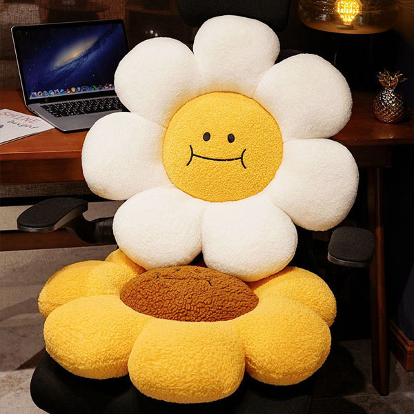 微笑向日葵坐墊靠枕