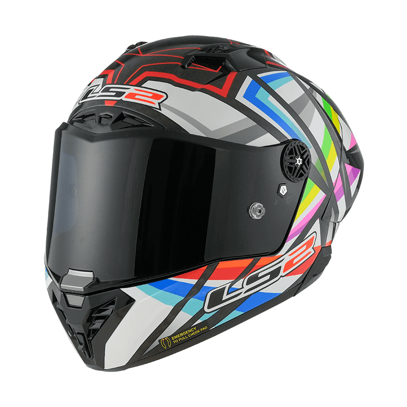 LS2 FF805 THUNDER CARBON GP AERO FLASH 亮光 選手彩繪 全罩帽 碳纖維 輕量