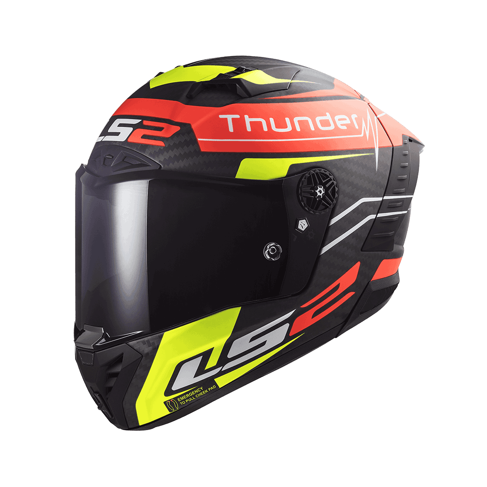 LS2 FF805 THUNDER CARBON REPLICA BLACK ATTACK 消光 彩繪 全罩帽 碳纖維 輕量