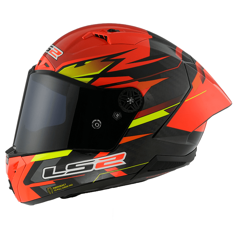LS2 FF805 THUNDER CARBON GP AERO FIRE 亮光 選手彩繪 全罩帽 碳纖維 輕量
