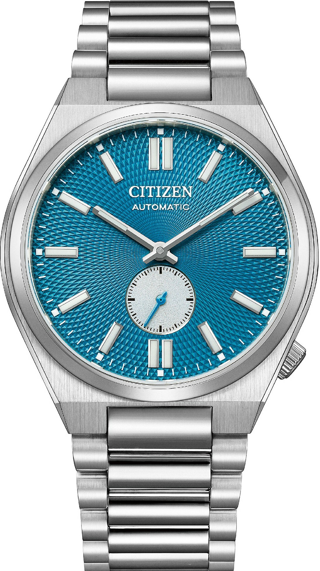 萬年鐘錶 - Citizen 星辰錶  TSUYOSA小秒針機械不鏽鋼款男錶  NK5010-51L  錶徑40MM
