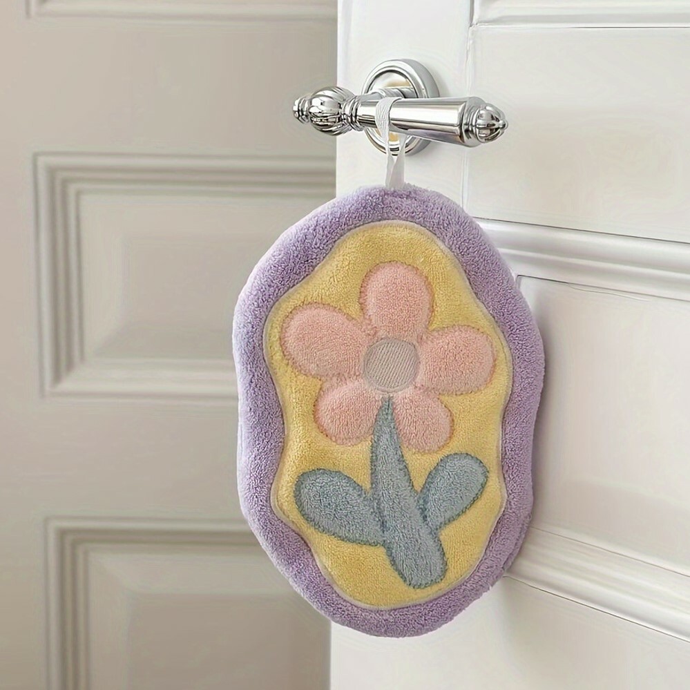 擦手巾∣自然系列 紫色小雛菊∣FOHO